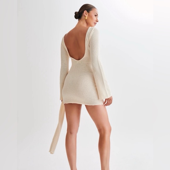 Meshki Dresses & Skirts - MESHKI LIANA long sleeve knit mini dress NWOT